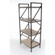 Стелаж для зберігання в стилі Loft NS-1687 1230x580x380 мм Черный