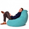 Крісло Мішок Груша Велюр 150х100 Студія Комфорту Великий бірюзовий