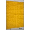 Самоклеюча декоративна панель жовта цегла Loft Expert 700x770x5 мм