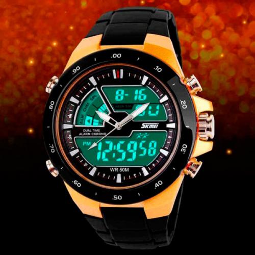 Спортивний годинник Skmei 1016 Black Спортивний годинник Skmei 1016 Black