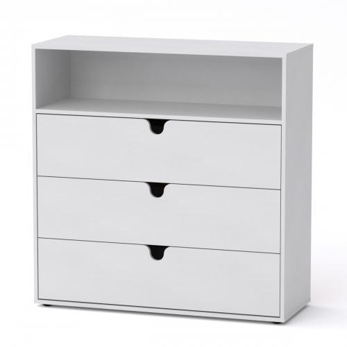 Комод МГ-7 тумба-3 Компаніт Німфея альба (106,4х40х109,4 см) Комод МГ-7 тумба-3 Компаніт Німфея альба (106,4х40х109,4 см)