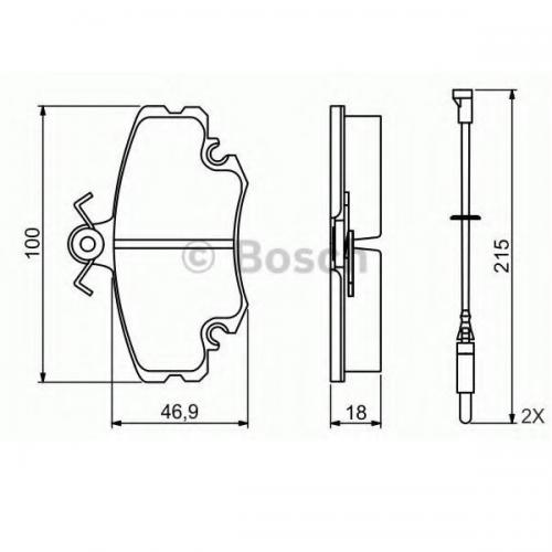 Гальмівні колодки Bosch передні дискові DACIA/PEUGEOT/RENAULT Logan/205 F >>07 P 0986495212 в інтернет супермаркеті PbayMarket!