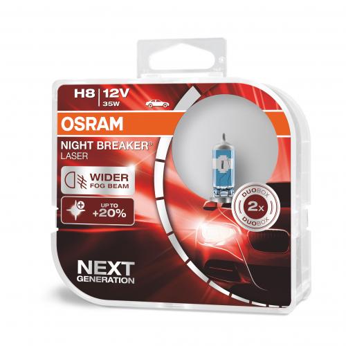 Автолампа OSRAM 64212NL H8 Night Breaker LASER NG +150% 35W 12V PGJ19-1 HardDuopet в інтернет супермаркеті PbayMarket!