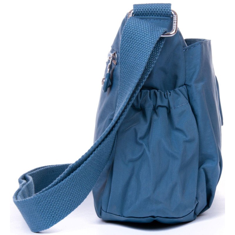 Жіноча сумка на плече JIELSHI LANH6-31 28х17х11 см Синій (2446121278)