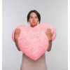 Плюшева іграшка Mister Medved Подушка-серце 75 см Рожевий (042)