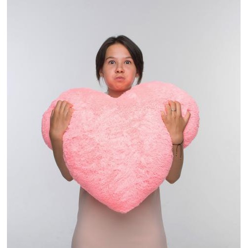 Плюшева іграшка Mister Medved Подушка-серце 75 см Рожевий (042) Плюшева іграшка Mister Medved Подушка-серце 75 см Рожевий (042)