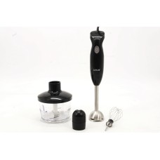 Блендер з подрібнювачем та віночком A-PLUS 1545 4в1 300 Вт Black (30151343)