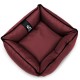 Лежак ліжко для собак та котів EGO Bosyak Waterproof XS 50x45 Бордовий (спальне місце для собак та котів)