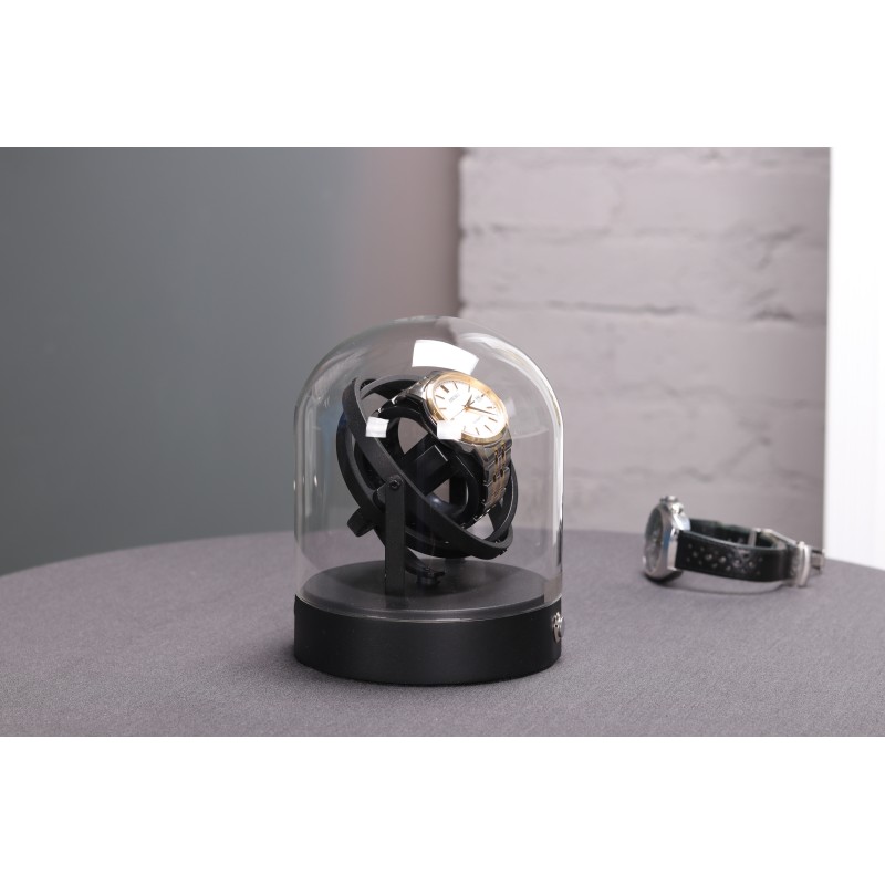 Шкатулка Salvadore для підзаводу годинника GLILEO/1811/B 15х12х12 см Чорний