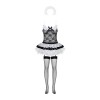 Еротичний костюм покоївки зі спідницею Obsessive Housemaid 5 pcs costume L/XL, чорно-білий, топ з пі в інтернет супермаркеті PbayMarket!