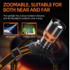 Ліхтар налобний акумуляторний масштабувальний SuperFire HL71 500 Lumen IP43 Black