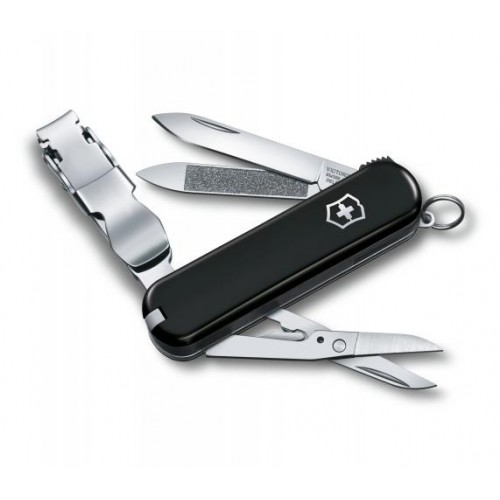 Швейцарський ніж Victorinox NailClip 580 65 мм 8 функцій Чорний (0.6463.3) Швейцарський ніж Victorinox NailClip 580 65 мм 8 функцій Чорний (0.6463.3)
