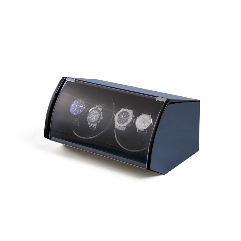 Шкатулка Salvadore для підзаводу 4 годинників MW/722/B Чорний