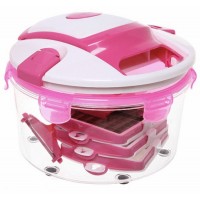 Овочерізка Salad Chef Smart Multi 13 в 1 Рожева (300467)