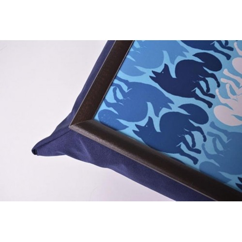 Піднос на подушці Mine Синій лис Темно-синій (111779) в інтернет супермаркеті PbayMarket!