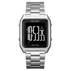 Чоловічий наручний годинник Skmei 1879 Сріблястий