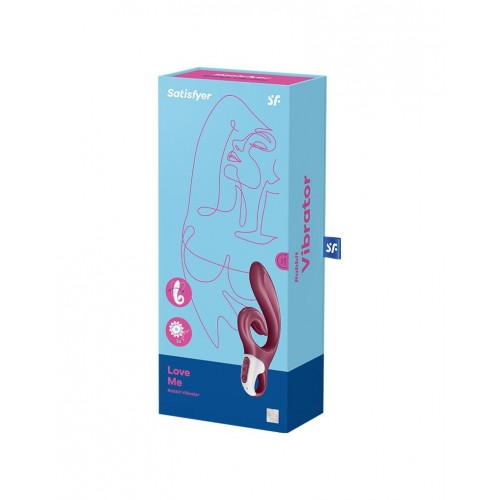 Вібратор-кролик Satisfyer Love Me Red в інтернет супермаркеті PbayMarket!