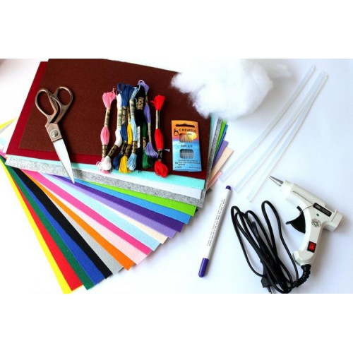 Набір із фетру Pugovichok для початківців Мікс Maxi (hub_trVD44262) Набір із фетру Pugovichok для початківців Мікс Maxi (hub_trVD44262)