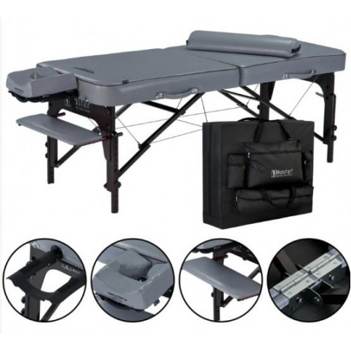 Масажний стіл Master Massage Montour LX Dove grey 76x183 см (104055) Масажний стіл Master Massage Montour LX Dove grey 76x183 см (104055)