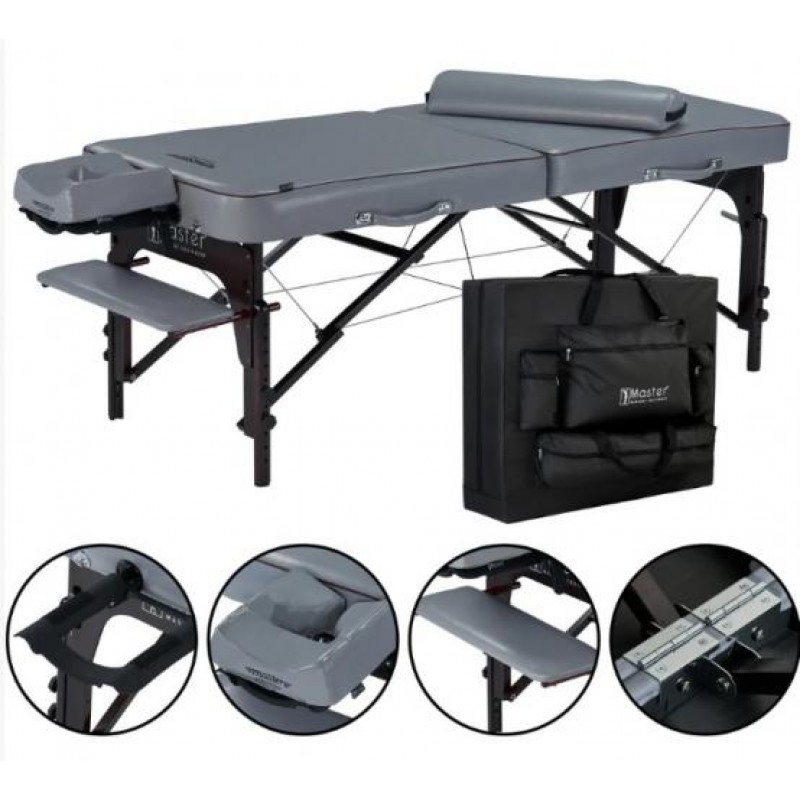 Масажний стіл Master Massage Montour LX Dove grey 76x183 см (104055)