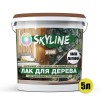 Лак для дерева акриловий Skyline Wood Прозорий Напівматовий 5л