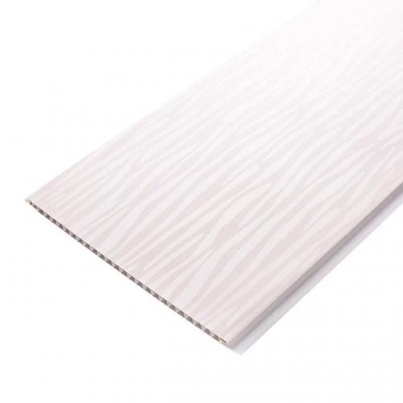 Панель ПВХ пластикова вагонка для стін та стелі Зебрано ES.07.01 Riko