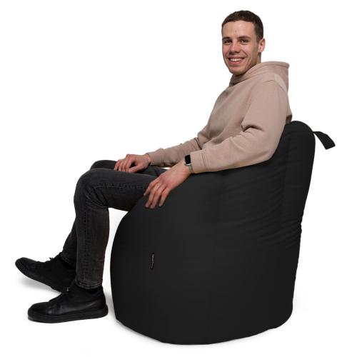 Крісло Мішок Міо Оксфорд 75х80 Студія Комфорту Чорний