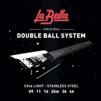 Струни для електрогітари La Bella S946 Double Ball Steinberger Light Electric Guitar Strings 9/46 Струни для електрогітари La Bella S946 Double Ball Steinberger Light Electric Guitar Strings 9/46