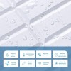 Декоративна панель ПВХ під камінь Sticker Wall 960*480*4мм (D) SW-00001779 Біла