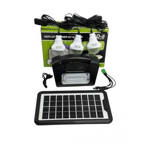 Станція автономного освітлення GDPlus GD-8 4500 мА/г Чорний (1992963462) Станція автономного освітлення GDPlus GD-8 4500 мА/г Чорний (1992963462)
