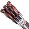 Шампури з дерев'яною ручкою Gorillas BBQ Кільце SKK76 45 см 4 шт (5459)