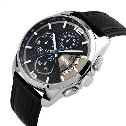 Годинник наручний Skmei 9106 Black 9106BU (17117-hbr) Годинник наручний Skmei 9106 Black 9106BU (17117-hbr)