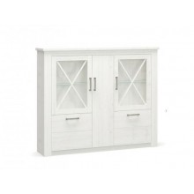 Комод-вітрина Меблі Сервіс Джорджія 3Д2В андерсон пайн Комод-вітрина Меблі Сервіс Джорджія 3Д2В андерсон пайн