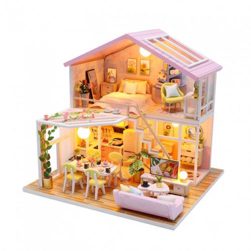 3D румбокс CuteBee Sweet Time DIY DollHouse Різнокольоровий (M2001) 3D румбокс CuteBee Sweet Time DIY DollHouse Різнокольоровий (M2001)