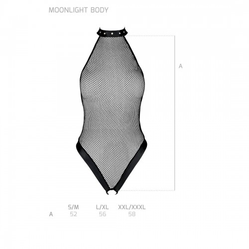 Боді-халтер з відкритим доступом Passion MOONLIGHT BODY XXL/XXXL black в інтернет супермаркеті PbayMarket!