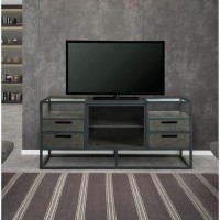 Тумба підставка для TV у стилі Loft NS-2114 780x1600x450 мм Черный Тумба підставка для TV у стилі Loft NS-2114 780x1600x450 мм Черный