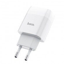 Зарядний пристрій Hoco C72A Glorious (1USB, 2.1А) White (6931474712899)