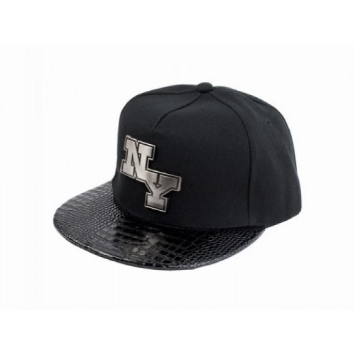 Бейсболка peaked cap Snapback Gold NY Steel GLH One sizе Чорний (23241) в інтернет супермаркеті PbayMarket!