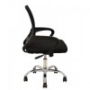 Крісло офісне Аррора SDM Синхромеханізм сітка тканина чорна