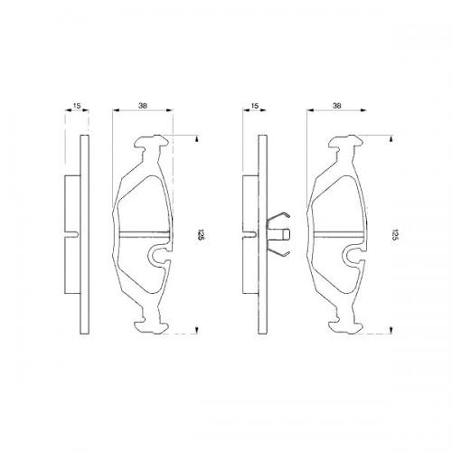 Колодки гальмові Bosch дискові задні SAAB 9000/VOLVO 440/460 -98 0986460996 в інтернет супермаркеті PbayMarket!