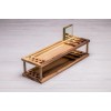 Дерев'яний  холдер для зберігання косметики із дзеркалом ecoWalnut 440x140x110 мм