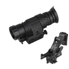 Повний комплект монокуляр нічного бачення ПНБ Nectronix CL27-0008 + базове кріплення на шолом Rhino mount