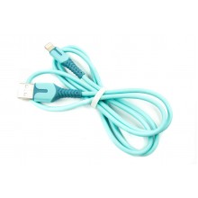 Кабель Dengos USB-Lightning 1м Blue (PLS-L-IND-SOFT-BLUE)