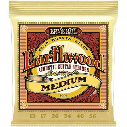 Струни для акустичної гітари 6 шт Ernie Ball 2002 Earthwood Medium Acoustic 80/20 Bronze 13/56 Струни для акустичної гітари 6 шт Ernie Ball 2002 Earthwood Medium Acoustic 80/20 Bronze 13/56