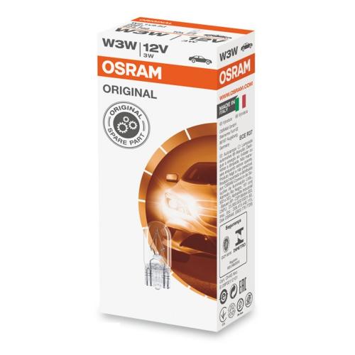 Вказівна лампа розжарювання Osram 2821FS W3W 12V W2.1X9.5D