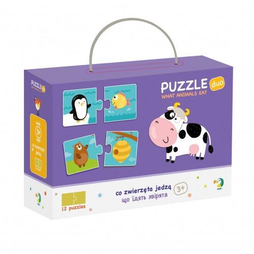 Пазли Dodo Хто що їсть (D300118) Пазли Dodo Хто що їсть (D300118)