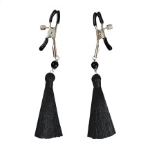 Затискач для сосків Art of Sex - Nipple clamps Black Tassels