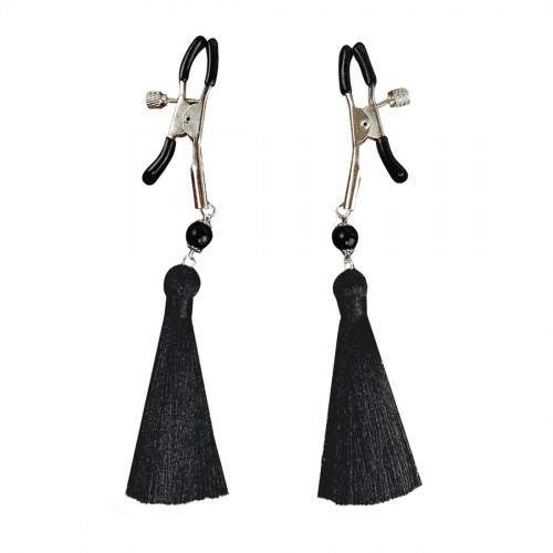 Затискач для сосків Art of Sex - Nipple clamps Black Tassels в інтернет супермаркеті PbayMarket!