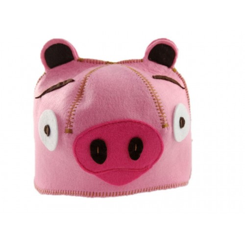 Банна шапка Luxyart Свинка штучний фетр Рожевий (LС-421) в інтернет супермаркеті PbayMarket!