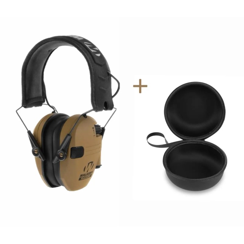 Активні навушники Walkers Razor з чохлом та кріпленням OPS Core Чебурашки Койот (2004503528)